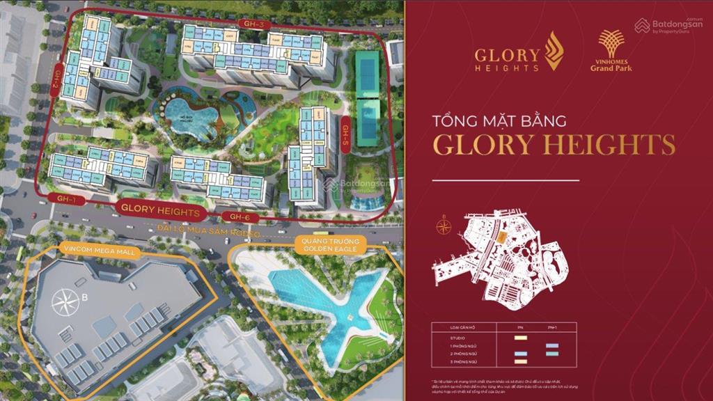 Bán căn hộ glory heights 1pn  tầng 28  giá 2.6 tỷ (all in, đã thanh toán 97%)