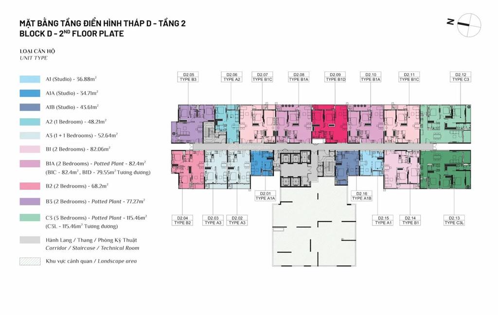 Căn hộ elysian studio, 36.88m², d2.15  3.0 tỷ vnd (all in, đã tt 15%)