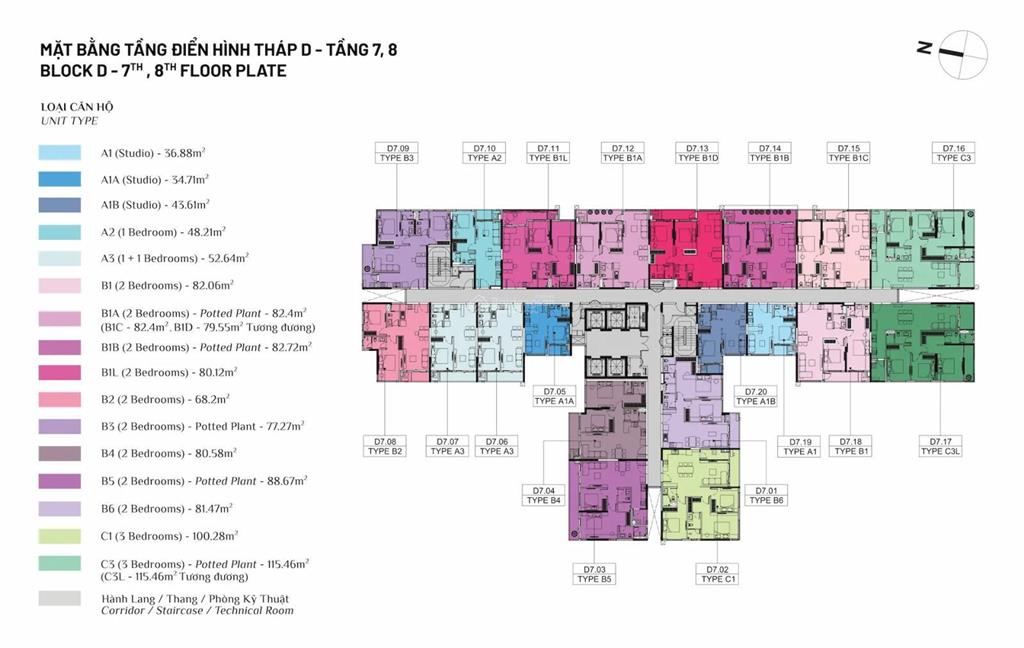 Căn hộ elysian 3pn, 115.5m², d8.17  9.5 tỷ vnd (all in, đã tt 5%)