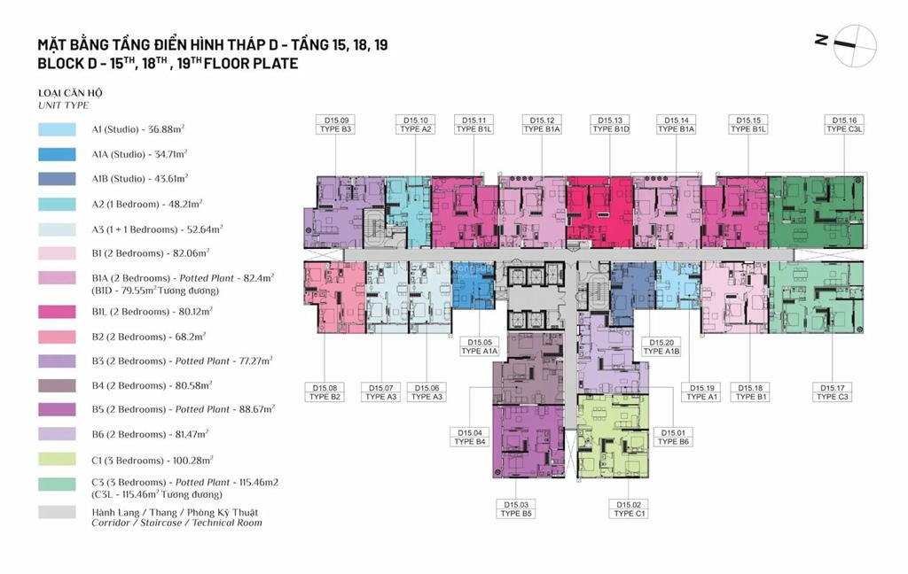 Căn hộ elysian studio, 34.71m², d18.05  3.0 tỷ vnd (all in, đã tt 15%)