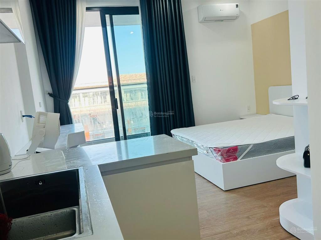 Cho thuê căn studio full nội thất dự án the ponte view sông hàn + cầu rồng.  0989 584 ***