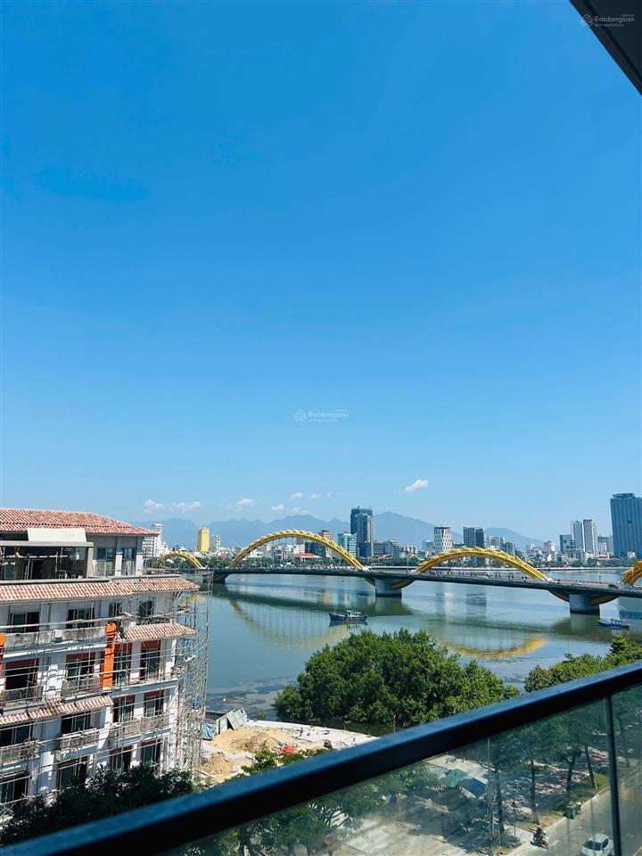Cho thuê căn studio full nội thất dự án the ponte view sông hàn + cầu rồng.  0989 584 ***