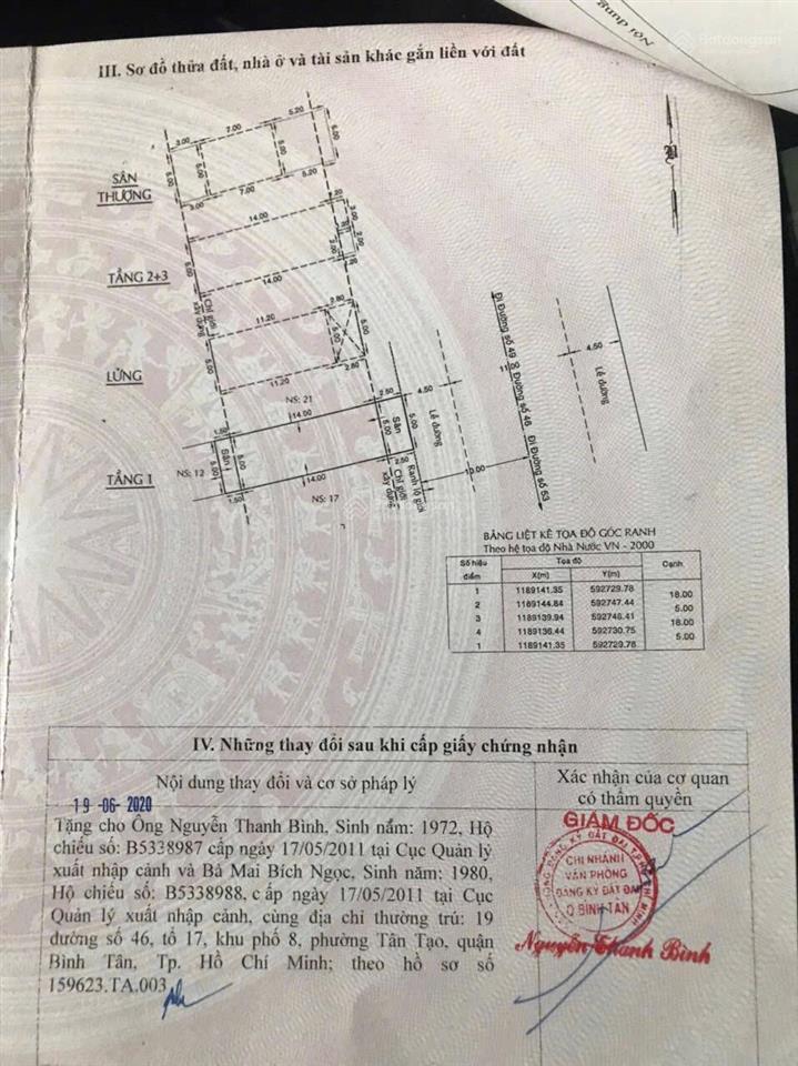 Cần bán nhà trọ mt đường số 46 khu tên lửa phường tân tạo tphcm, đang cho thuê thu nhập ổn định