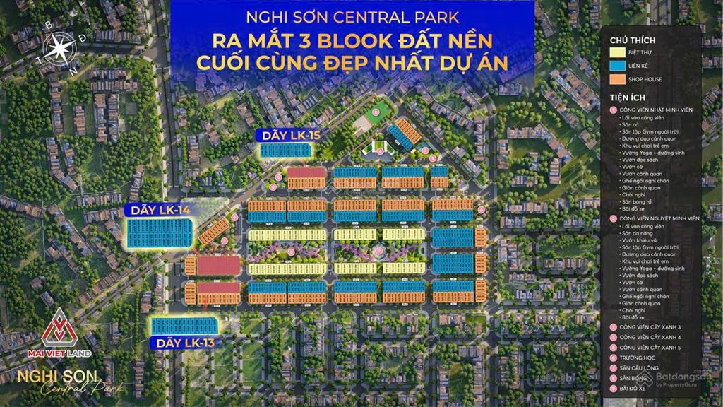 Lô đất nền giá tốt ngay trung tâm hành chính nghi sơn lk19