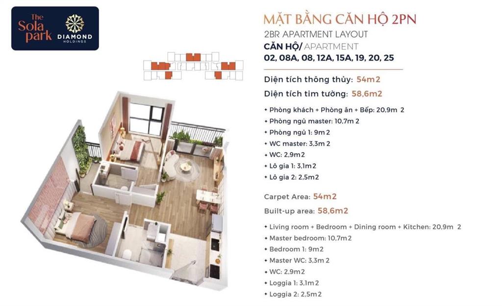 Quỹ căn hộ sola park  suất ngoại giao f0  nhiều căn đẹp  giá thấp hơn thị trường