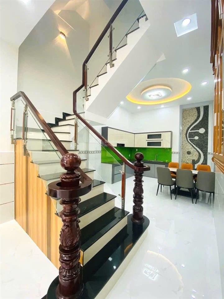 Bán nhà hẻm 7m hương lộ 2 4*14m nhà 4 tấm khu nhà cao tầng giá 6tỷ950 miễn trung gian quảg cáo