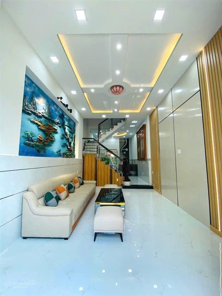 Bán nhà hẻm 7m hương lộ 2 4*14m nhà 4 tấm khu nhà cao tầng giá 6tỷ950 miễn trung gian quảg cáo