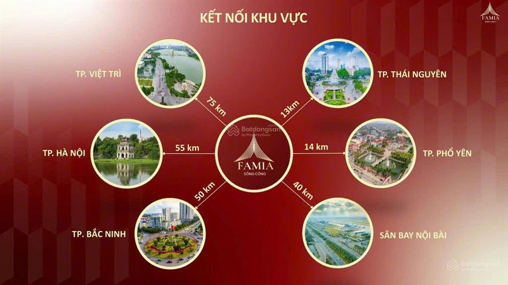 Nhà ở xã hội famia sông công thái nguyên chỉ với 350tr/căn chung cư, 1.7 tỷ/liền kề