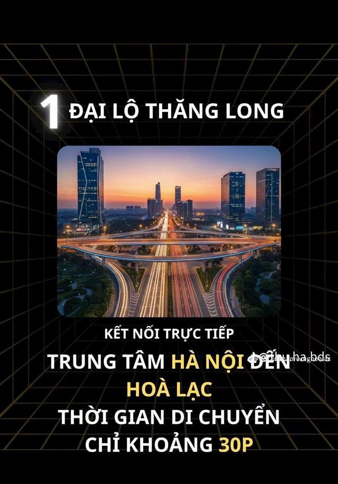 💡 HÒA LẠC – “QUẬN 9” CỦA MIỀN BẮC?
Nếu BĐS Quận 9 từng tăng giá hơn 10 lần nhờ Khu Công