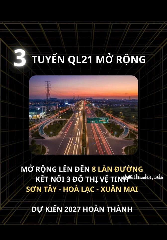 💡 HÒA LẠC – “QUẬN 9” CỦA MIỀN BẮC?
Nếu BĐS Quận 9 từng tăng giá hơn 10 lần nhờ Khu Công