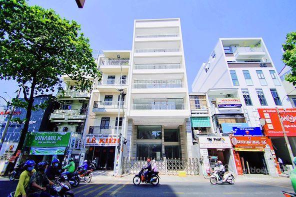 Tòa nhà mặt tiền hồ xuân hương quận 3  dt 10x35m, hầm trệt, 7 lầu sân thượng
