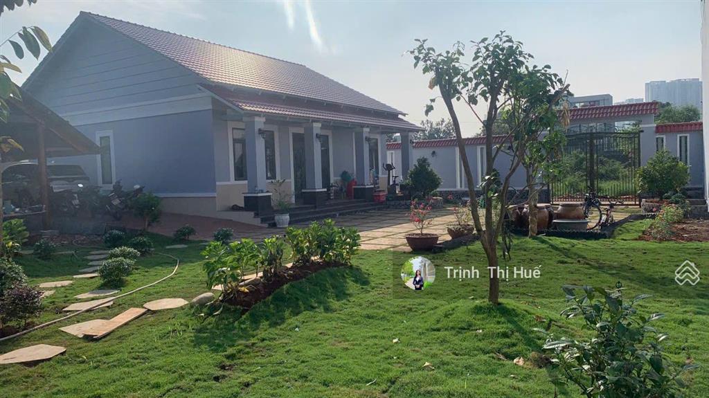 Bán biệt thự sân vườn view sông gần 1000m2 kdc tuổi trẻ  kdc thạnh mỹ lợi dt 24.5x39 1 trệt 1 lầu