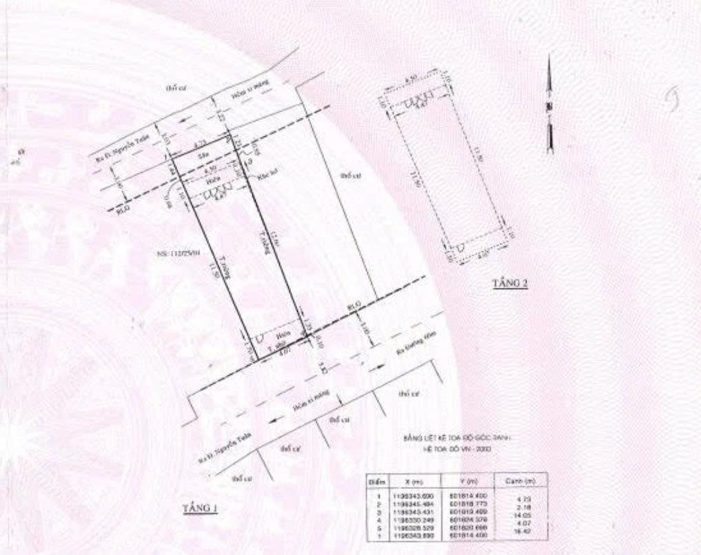 Nhà hxh nhựa nguyễn tuân p.3  gò vấp  75m2  nở hậu  2 tầng  9 tỷ