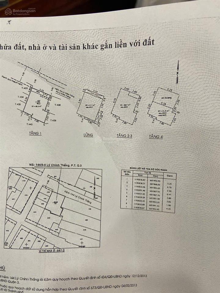 Nhà hxh lý chính thắng p.5 q.3 dt 6 x 7m (5 lầu). giá 9,8 tỷ