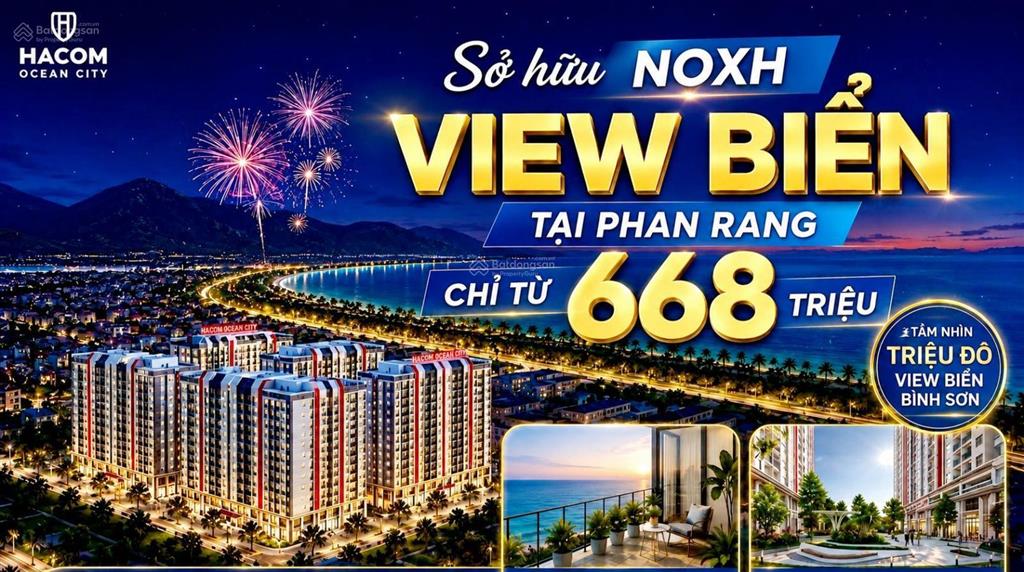 Hacom ocean city  noxh căn hộ phan rang  giá tốt. 0937 048 ***