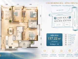 5,8tỷ căn hộ góc dt117,63m² 3pn ngay lõi trung tâm đà nẵng, wiew công viên biển cực đẹp