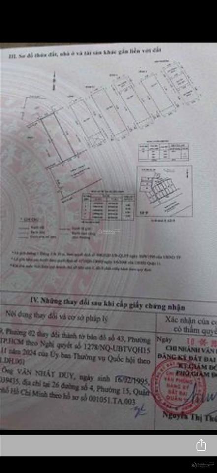 Nhà mt 1354 đường 3/2 phường 2 quận 11 (4.3x16 6 tầng) nhà sổ sẵn ký công chứng liền