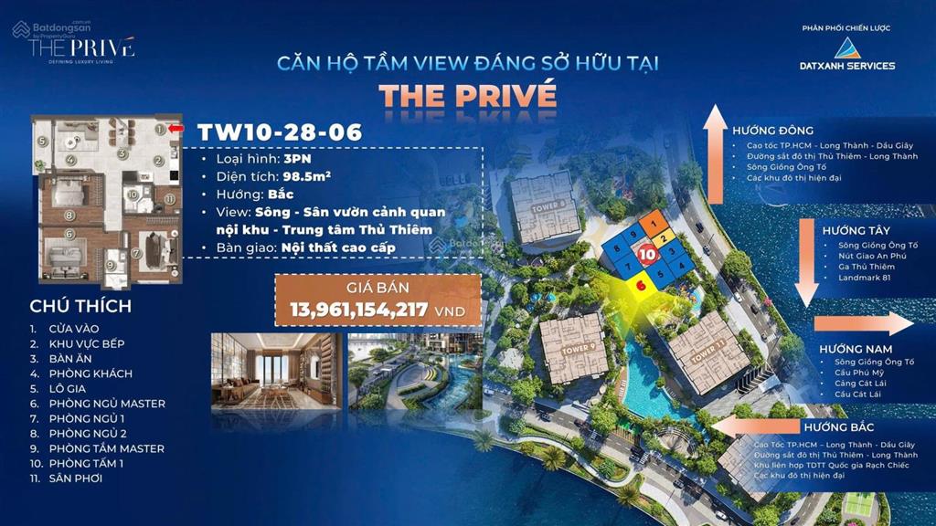 Siêu phẩm 3pn trung tâm của the privé