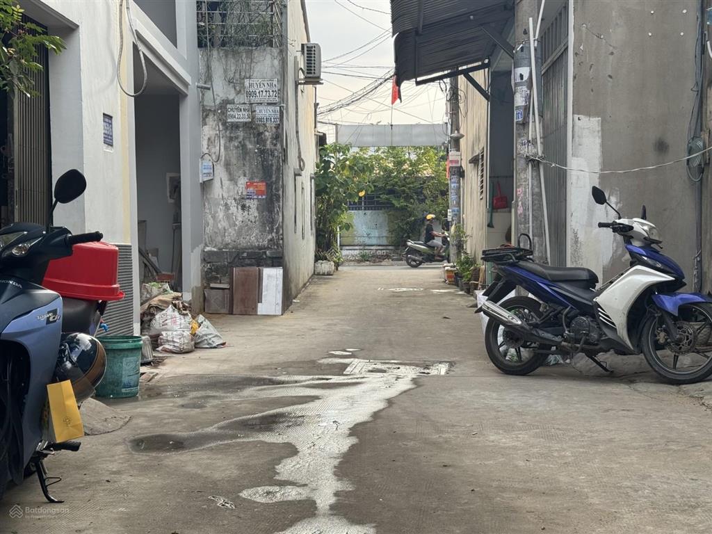 Bán nhà 2 mặt hẻm ô tô đông thạnh, hóc môn, 99,5m² ngang gần 5m, giá 4,85 tỷ tl