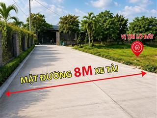 Đất thổ cư 87,6m  đường bê tông rộng khoảng 8m  cách trương thị như 100m  xuân thới sơn, hóc mô