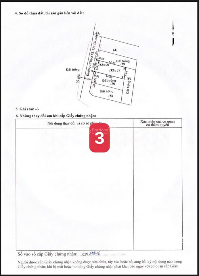 Bán đất 87,6m2, ngang 5,8m, đường ô tô 1/ trương thị như, giá 2,99 tỷ