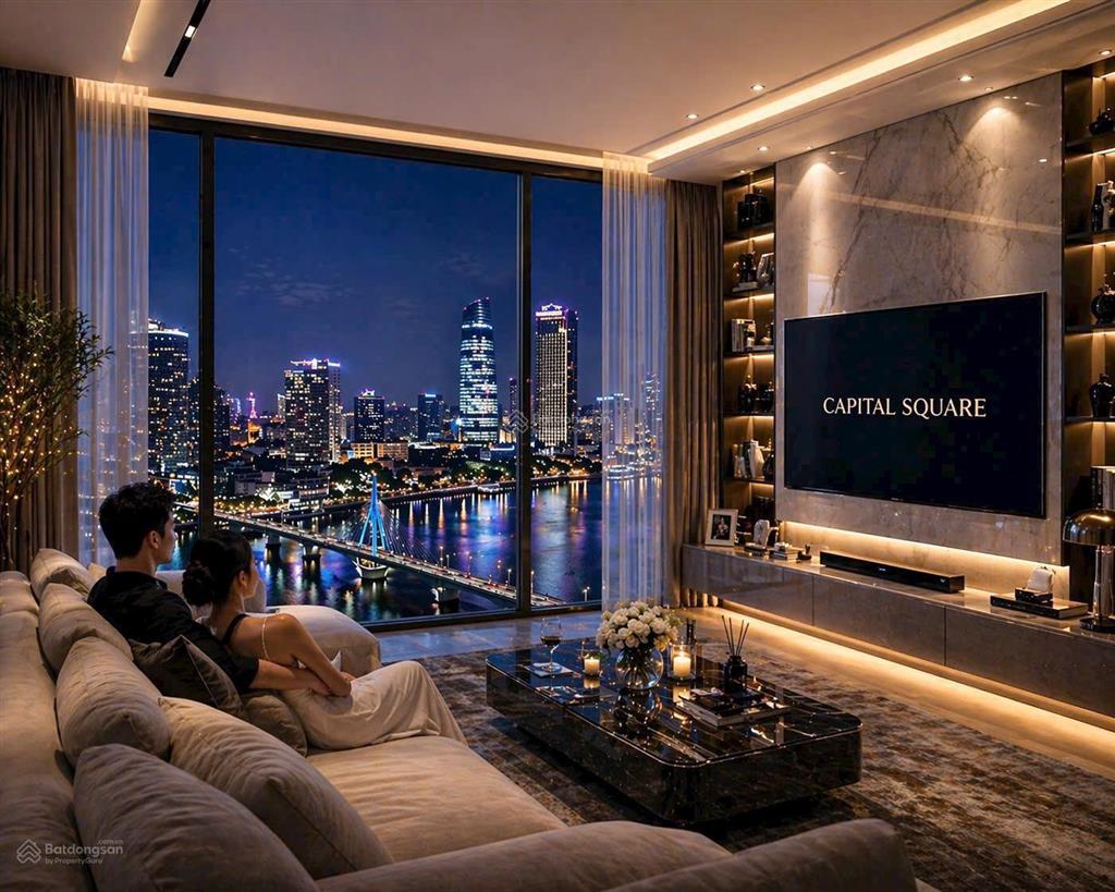 Siêu ưu đãi  căn hộ 2pn capital square view biển tầng cao  cạnh tttm vincom, mở bán gđ1 giá cđt