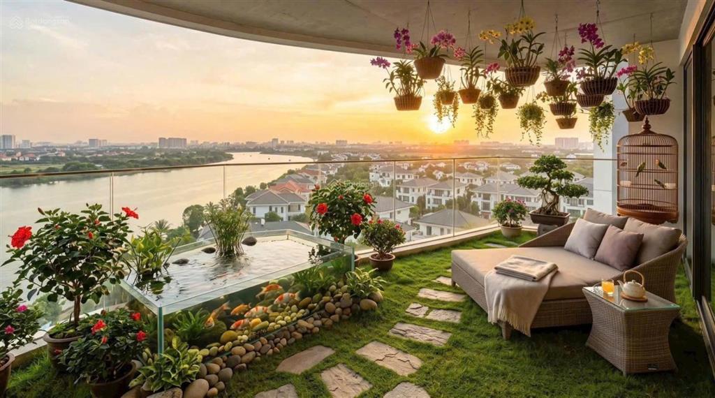 Đây là căn góc 2pn đáng mua ! 2 mặt thoáng + thêm sân vườn 29m2 |102m2 giá 3,92 tỷ| view thành phố