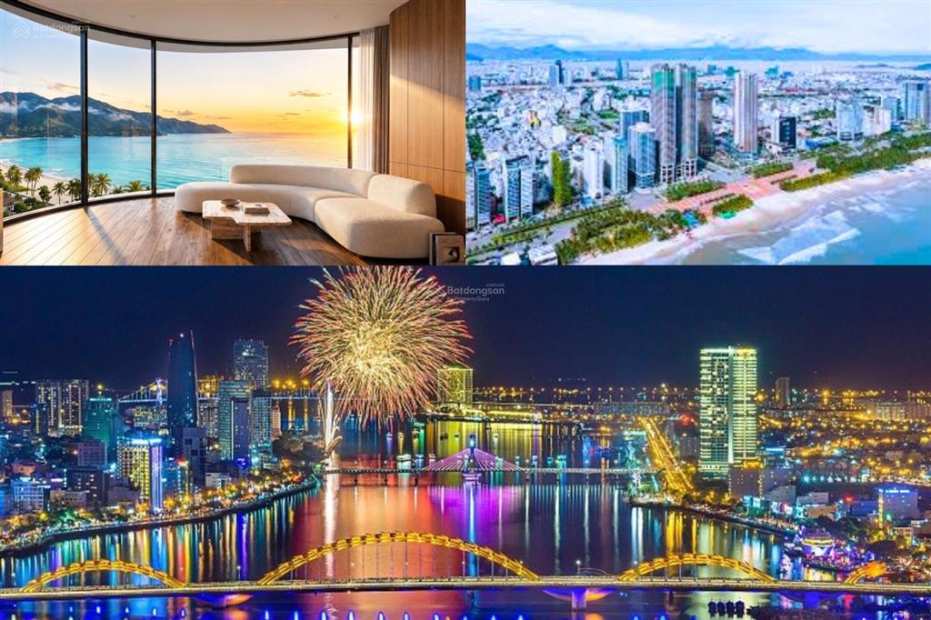 Hot  đây là căn góc 1pn + 1 tầng 28 view cực đẹp  view kép biển  pháo hoa & toàn cảnh đà nẵng