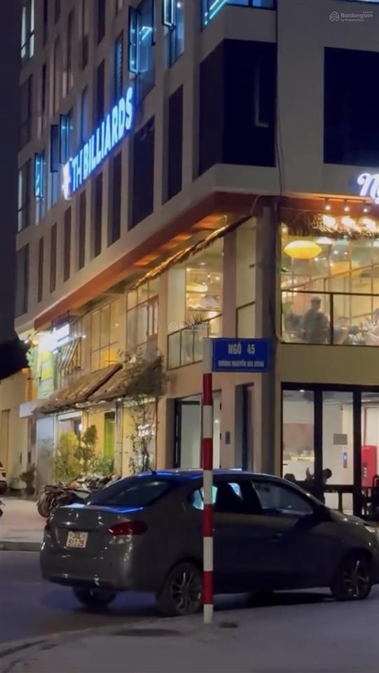 Bán đất lô góc, 290.6m2, mặt tiền 9m4, đường 3 ô tô tránh, tại ngõ 45 nguyễn gia bồng, 88 tỷ vnd