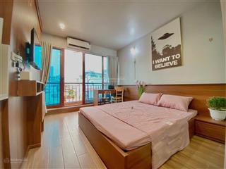 Toà chdv cầu giấy 70m2*5t, lô góc, xây mới ,3 thoáng, ô tô 30m, ngõ thông, tm, pccc, sổ vuông.