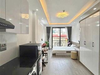 Cực hời tòa chdv nguyễn thị định, dt 90tr/th, 18p studio thuê full, 75m²*7t, ngõ thông, 2 thoáng.