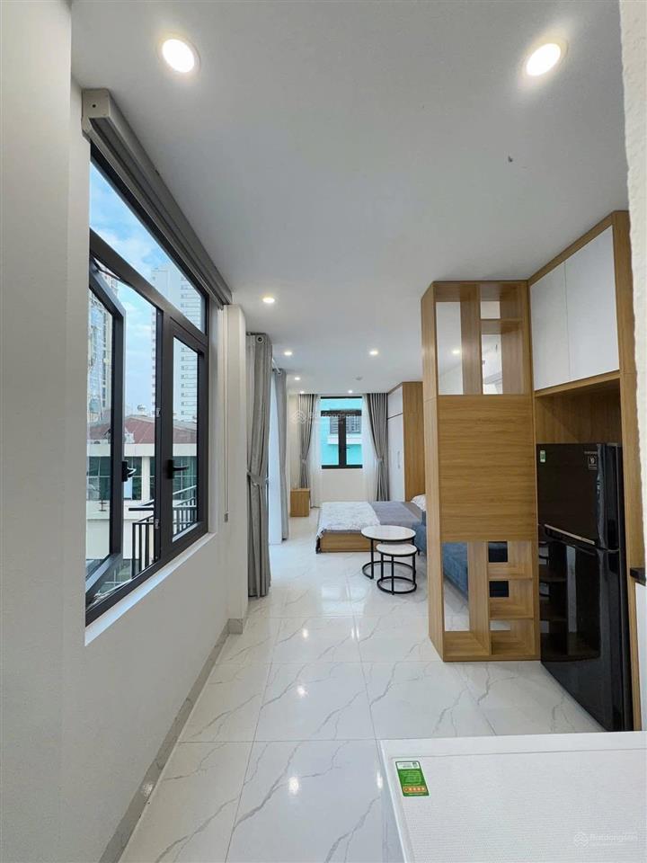Đội cấn! 70m2*7t*15pkk, ngõ thông, 2 thoáng, xây mới, tm, pccc, sổ vuông, full phòng, dt~85tr/ th.