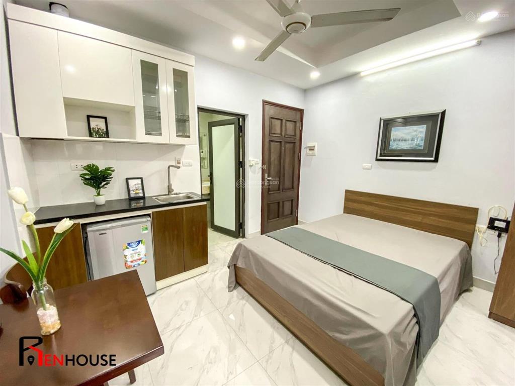 Siêu phẩm toà chdv cầu giấy 85m2*7t*25pkk, 2 thoáng, ngõ thông, xây mới, sổ vuông, dt~120tr/ tháng
