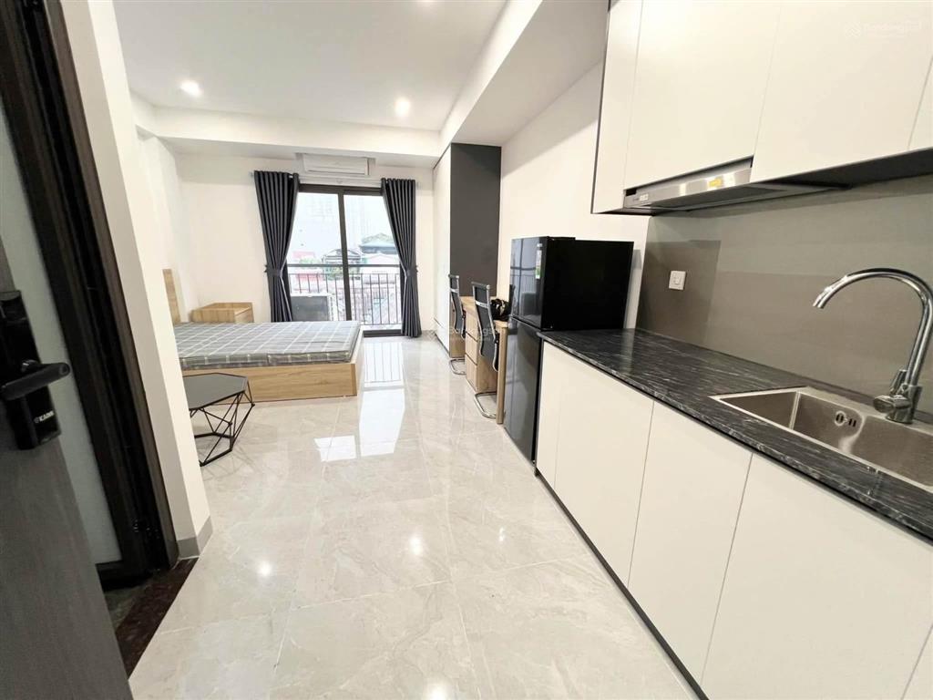 Giảm sâu! toà chdv 65m²*7t thái thịnh, gần ô tô, 2 thoáng, xây mới, pccc, sẵn sổ, dt 75tr/ tháng.