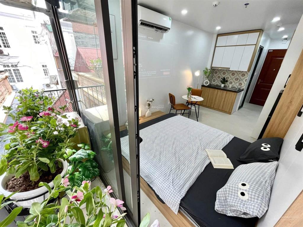 Giảm cực sâu! tòa chdv 70m²*7t*18pkk khương trung, ô tô 20m, 2 thoáng, xây mới, pccc, dt 90tr/th