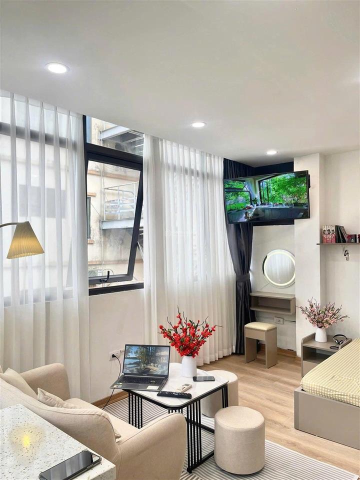 Hiếm! toà ccmn p. phạm văn đồng 80m2*7t*20pkk, sát phố, ô tô 10m, 2 thoáng, nở hậu, dt 110tr/tháng