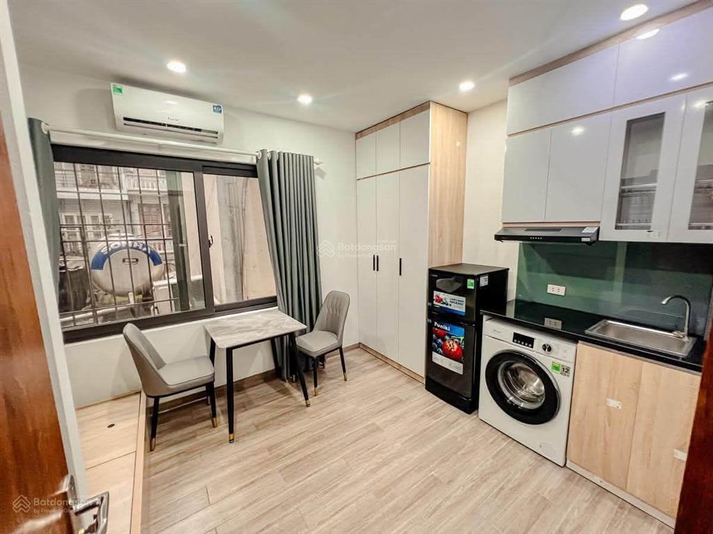 Phố vip! căn ccmn p. ngọc khánh 75m2*7t*18pkk, sát ô tô, 2 thoáng, xây mới, sổ sẵn, dt 85tr/tháng