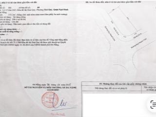Chính chủ bán lô góc siêu đẹp 155.3m2 kđt hoà quý, ngũ hành sơn
