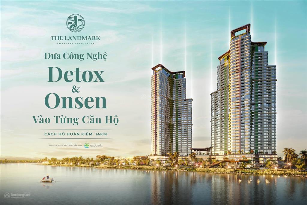 Bán căn hộ 3 phòng ngủ toà landmark, ecopark view công viên hồ thiên nga