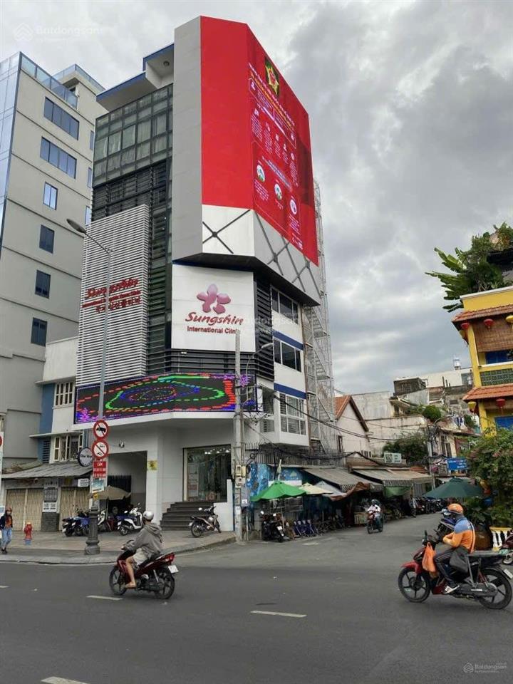 Toà nhà góc 2 mặt tiền tô hiến thành + sư vạn hạnh 7x20m xd 7 tầng cho thuê 250triệu/th giá 49 tỷ
