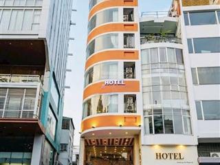 Toà nhà khách sạn góc 2mt phạm ngũ lão q1 dt 6,5x25m kc 1h 8t 46phòng thu nhập 1,8tỷ/th giá 110tỷ