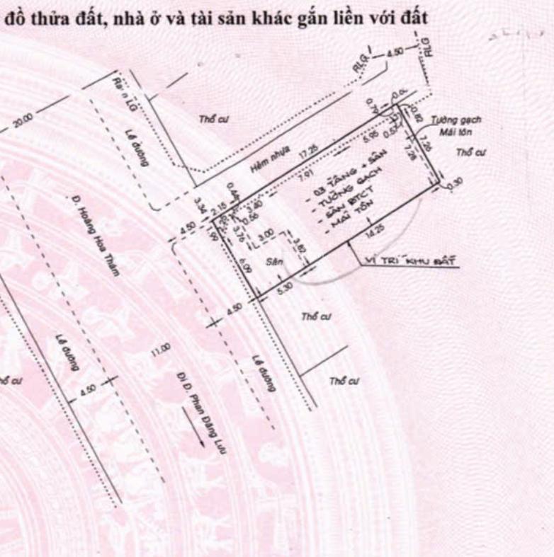 Giảm luôn 25 tỷ bán toà nhà mặt tiền hoàng hoa thám,bình thạnh dt 8x22m kc 5t hđt 160tr/th chỉ 50ty