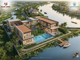 Hàng độc lạ  biệt thự sông cuối cùng 1.301m2  kđt waterpoint 355ha  3 mặt sông vàm cỏ đông