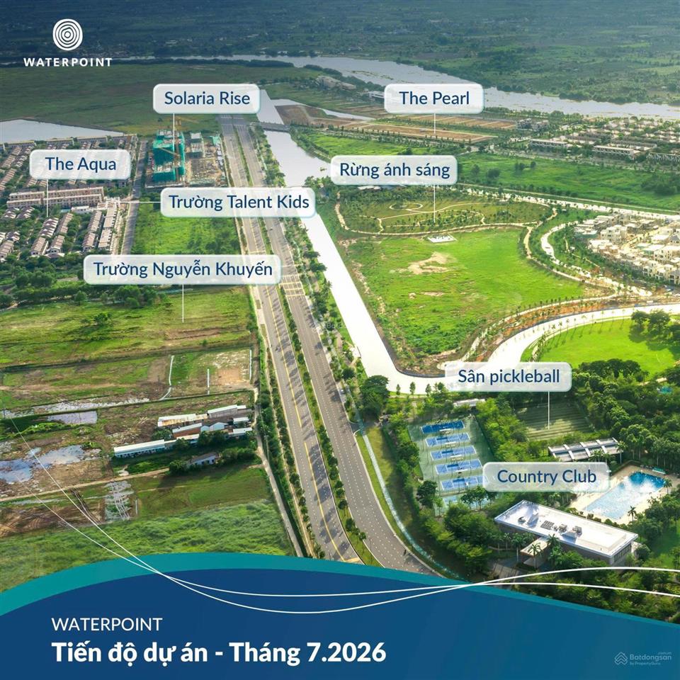 Căn hộ 2pn phong cách resort solaria rise chỉ 2,471 tỷ đã thuế vat  vị trí tt waterpoint 355ha