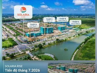 Căn hộ 2pn phong cách resort solaria rise chỉ 2,471 tỷ đã thuế vat  vị trí tt waterpoint 355ha