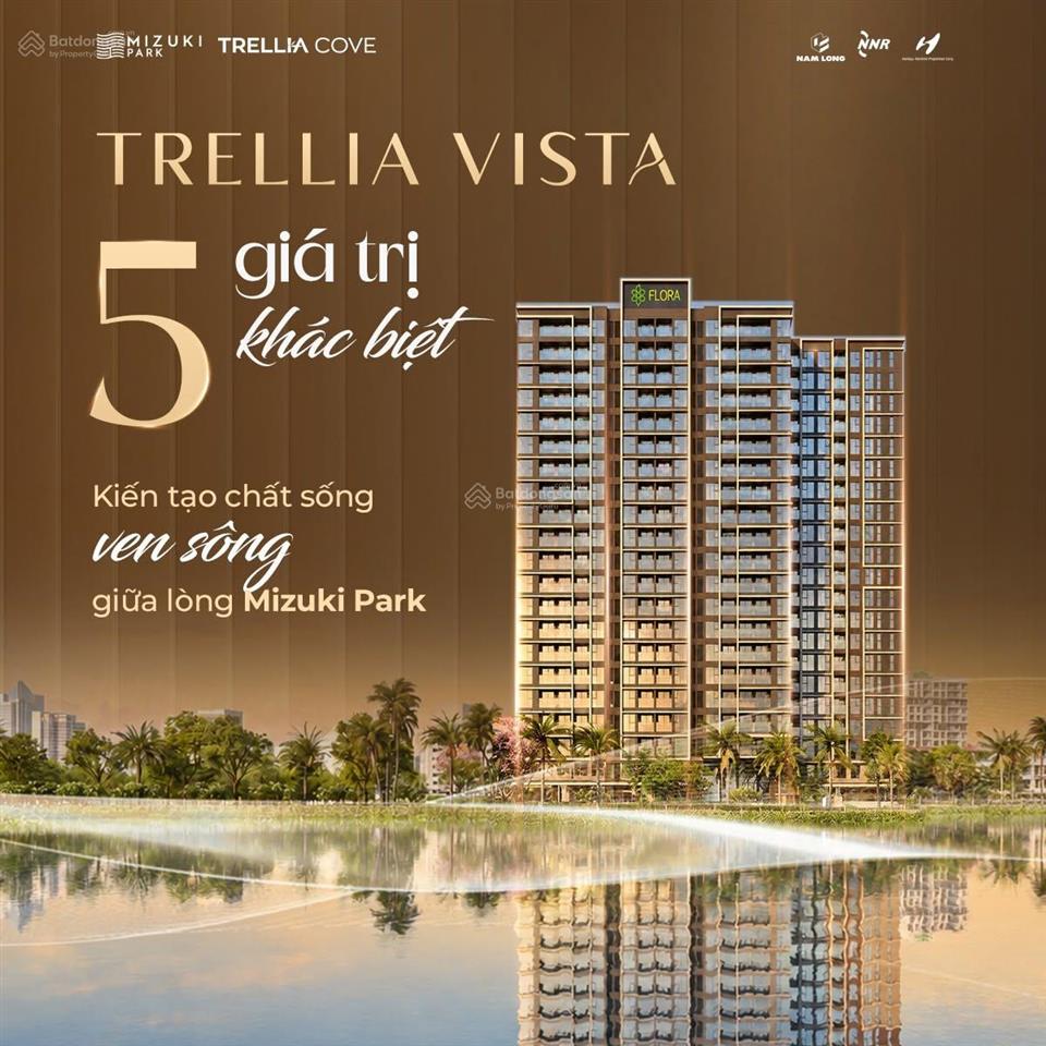 Mở bán căn hộ trellia vista (đã cất nóc)  tt siêu giãn chỉ 34tr/tháng. hỗ trợ lãi suất 24 tháng