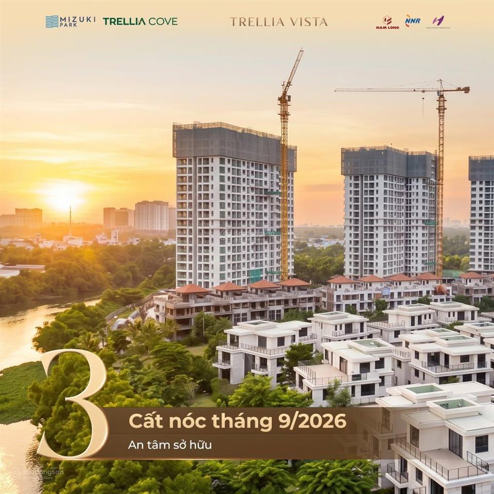 Mở bán căn hộ trellia vista (đã cất nóc)  tt siêu giãn chỉ 34tr/tháng. hỗ trợ lãi suất 24 tháng