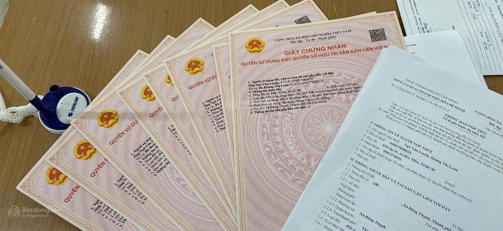 Lô đất đẹp hiếm  đường nhựa 6m thông lê văn khương 5x22m full thổ cư