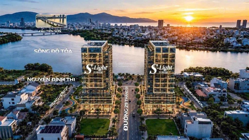 Có hộ khẩu tại tp đáng sống ở slight tower, chỉ 2,802 tỷ, 59m2 tại nguyễn đình thi, đà nẵng