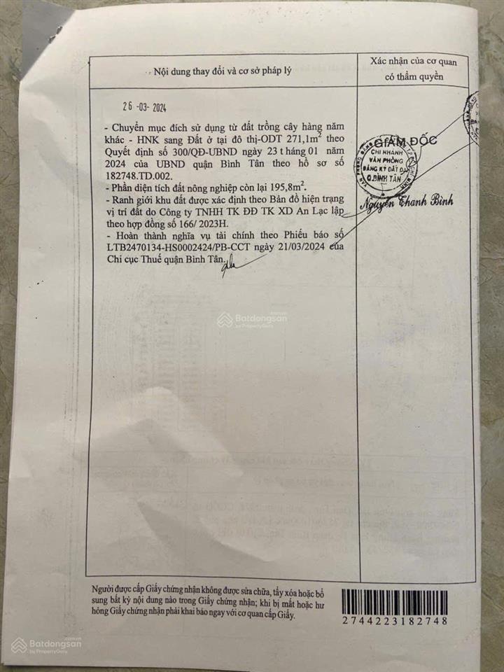 Bán đất đẹp tại khu vực bình tân  đất đẹp cần bán gấp